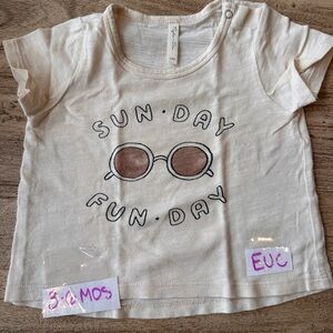 Rylee + Cru 3/6mos baby shirt - EUC